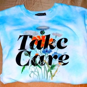 Women's Fifth Sun TieDye Take Care Sweatshirt Size Small